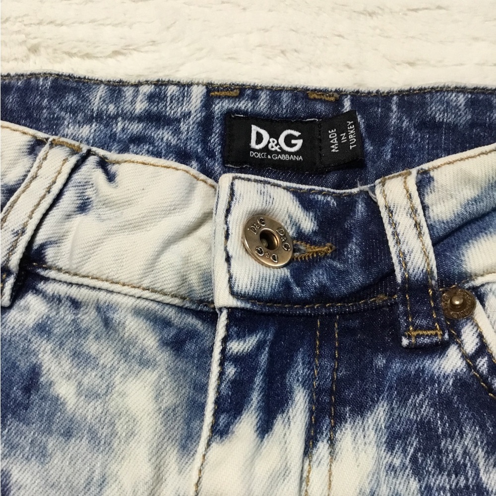 Dolce and Gabbana acid wash distress jeans size 25 - Picture 5 of 14